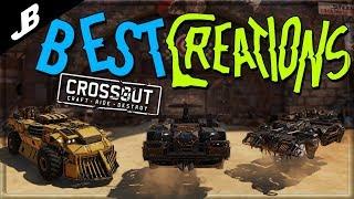 Crossout's BEST CREATIONS | SPike crossbow making a comback??? GL-55 Impulse, Phoenix & Harpy cabin