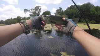 Fishing On A Mini Pontoon Boat