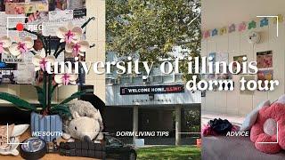 the ULTIMATE UIUC dorm living guide (university of illinois dorm tour)