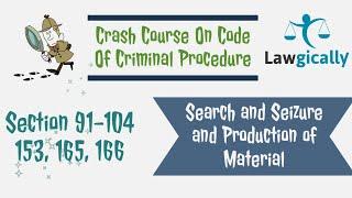 Search and Siezure -2 || Crash course on Criminal Procedure Code.