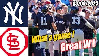 New York Yankees vs St. Louis Cardinals [FULL GAME] Highlights (03/09/2025) | MLB Highlights 2025