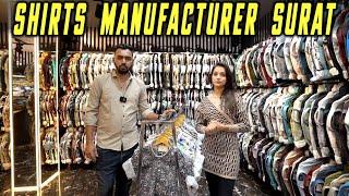 Surat Shirts Factory / Shirts Wholesale market in surat / Clothing Factory surat