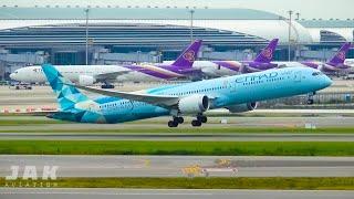 ️ 120 of BEST TAKEOFFS and LANDINGS in 1 HOUR | Bangkok Suvarnabhumi Int’L Airport [BKK/VTBS]