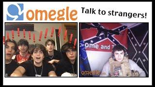 Tiktokers try to survive OMEGLE... (we were attacked)