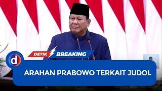 Prabowo Minta Penegak Hukum Tak Takut Berantas Judol