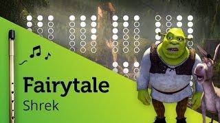 Fairytale (Shrek) on Tin Whistle D + tabs tutorial