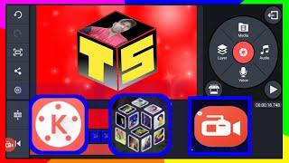 How to make a rotating 3d logo cube in android, kinemaster tutorial.