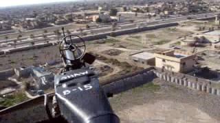 SHAW WAR STORIES - FLIGHT OF TWO UH-60'S TAKING OFF AT FOB DANGER, TIKRIT OIF-III IRAQ - 03-21-2005