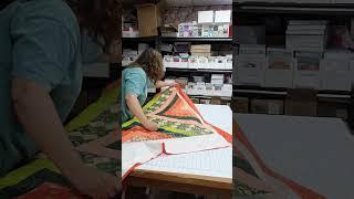 Watch me square up a Quilt #quilter #learntoquilt #squareup