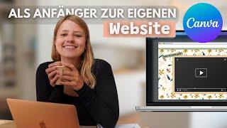 Eine Website mit Canva bauen ️ Anleitung & Test vom *Canva Website Builder*