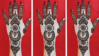 Gorgeous jewellery mehndi design|| beautiful flower mehndi design for beginner||raveena's mehndi