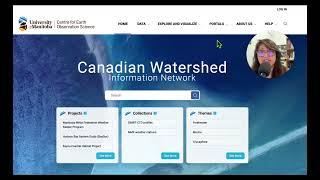 Exploring the data portal: Canadian Watershed Information Network (CanWIN)