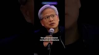 Nvidia's Innovation: Jensen Huang on Redefining General-Purpose Computing  #shorts #youtube #ai