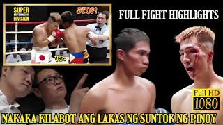 RINGSIDE COMMENTATORS KINILABUTAN SA LAKAS NG MGA SUNTOK NG PINOY | REFEREE PINAHINTO BIGLA SI PINOY