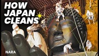 How Japan Cleans a Massive 1300 Year Old Treasure | Inside Todaiji (Nara)  ONLY in JAPAN