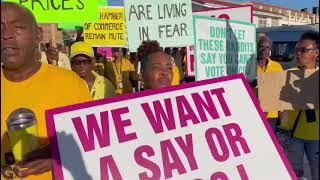 United Workers Party CCJ Protest