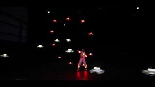 Amazing Indoor Drone Light Show Performance!  Let us start the indoor drone show business! Lol