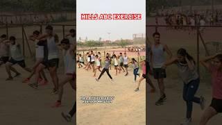 Hills Abc Exercise Work out PARA DEFENCE ACADEMY ROHTAK #viralvideo #army #1600mtrruning #armylover