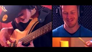 DRUM & BASS TRIO // MAAJÕNG PLAYS "NUWOLF" // BassTheWorld.com