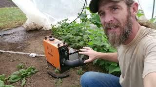 Small Off Grid Greenhouse Heater [Vevor 12V Diesel Heater]