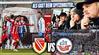 BÖSES ERWACHEN IM OSTDERBY... Energie Cottbus - Hansa Rostock Stadion Vlog