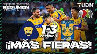 Resumen y goles | Pumas 1-3 Tigres | Liga Mx -AP2024 - J6 | TUDN