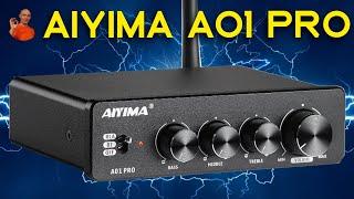 Aiyima A01 Pro с Klipsch RP 600MII. Мощный HI FI мини усилитель с блютулс  с aliexpress