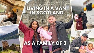 Family of 3 Attempts Van Life in Scotland | Stirling to Inverness