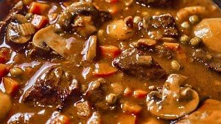 I can't get enough of eating this stew! The best beef stew recipe ever