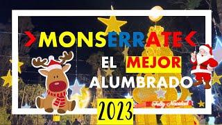 Alumbrado MONSERRATE 2023  (Luces Navidad y MAGIA Bogotá 2023). Mejor Alumbrado Navideño Bogotá