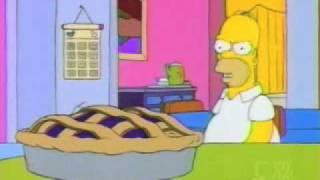 Homer is Eating the Pie