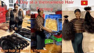 Come With Me to a Vietnamese Hair Factory | Living In Vietnam