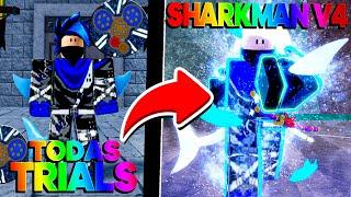 DESPERTEI A RAÇA SHARK V4 E LIBEREI TODAS HABILIDADES NO BLOX FRUITS!