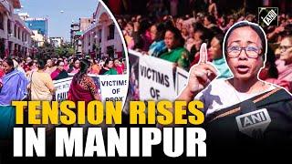 “It’s a terrorist attack…” Angry women on streets as tension grips Manipur after recent killings