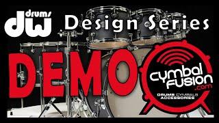 DW Design Series Drums Demo Video 7pc Black Satin