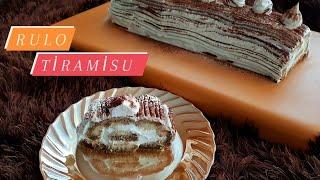 EFSANE diyorum Bu tarif kaçmazTam ölçülü Kedidili Rulo Tiramisu  Tiramisu Roll