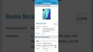 Realme Narzo 30A Specs