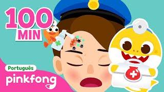 Brincando no Hospital com Dr. Bebê Tubarão!  | +Completo | Pinkfong! Canções para Crianças