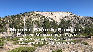 Mount Baden-Powell from Vincent Gap