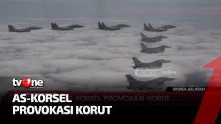 Balas Peluncuran Rudal Balistik, Jet Tempur AS-Korsel Latihan Menembak | Kabar Dunia tvOne