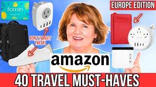 40 AMAZON Travel Must Haves For Europe - Make Your Trip A Breeze!️