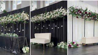 DIY - PVC Pipe Backdrops & Long Table Centerpiece