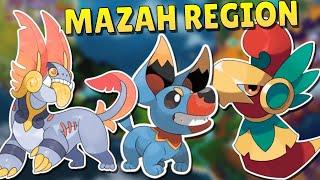 New MEXICO and AZTEC Pokemon Region - Mazah Fakemon