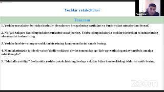 Ёшлар ишлари агентлиги Навоий вил. бошқармаси. 16.08.2024 (2-қисм)