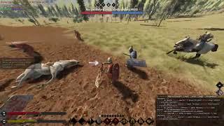 Life is Feudal MMO instance battle Berserkove vs Pengu port