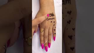 Most beautiful name mehndi design ️ ||