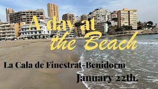 A day at the beach   La playa Finestrat  Benidorm   4K