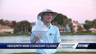 Joe Highsmith rallies from a four-shot deficit Sunday to win the Cognizant Classic