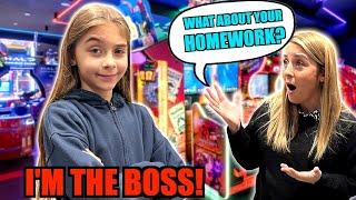 11 year old BOSS controls our day!!