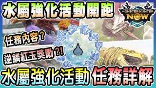 【魔物獵人NOW MH:NOW】水屬性活動開跑!任務內容/獎勵/活動流程重點完全解說!